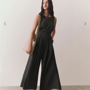 Elegant Washable Silk Wide-Leg Cropped Pants
